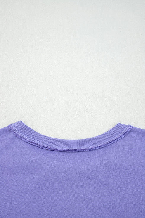 floral patched sweatshirt