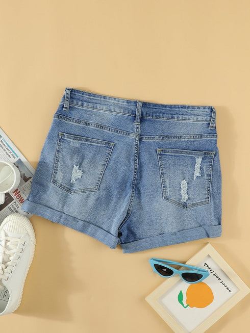 spring-summer-stylish-denim-shorts-sexy-low-waist-lace-up-detail-flag-pattern-skinny-fit-with-stretch-fabric-hand-wash-or-dry-clean
