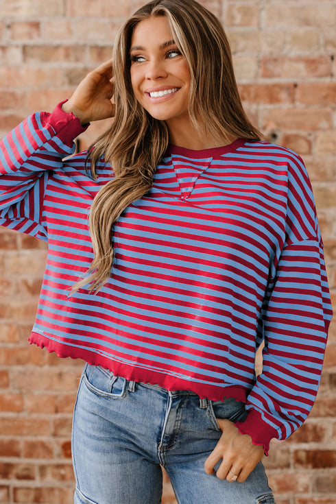 stripe sweatshirt