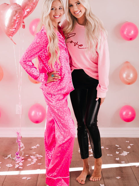rose-2pcs-leopard-satin-long-sleeve-pajamas-set
