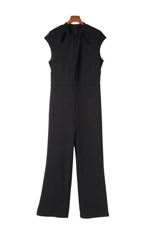 ruffled-sleeveless-elegant-jumpsuit