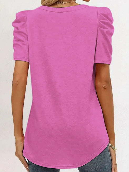 womens-t-shirts-casual-round-neck-solid-color-hollow-loose-t-shirt