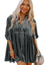 dark-grey-3-4-sleeve-tunic-babydoll-velvet-shirt