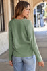 solid color long sleeve top