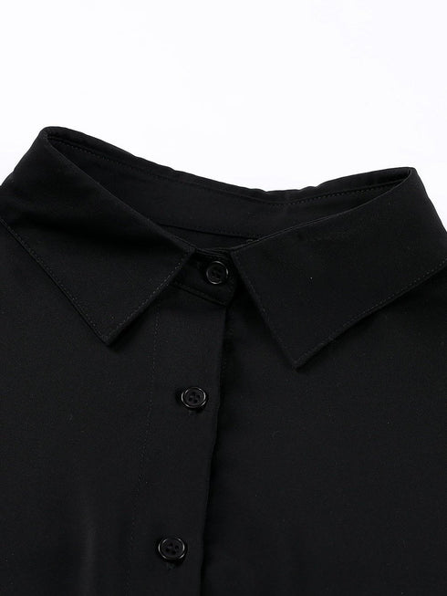 womens-blouses-satin-commute-solid-color-v-neck-long-sleeved-blouse