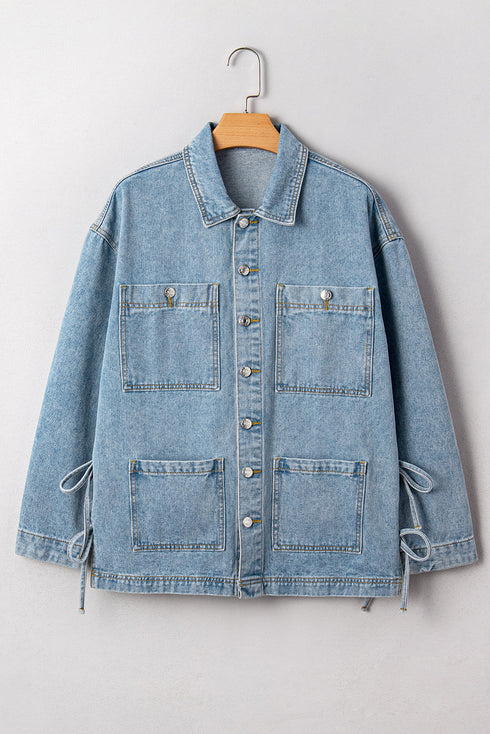 blue denim jacket