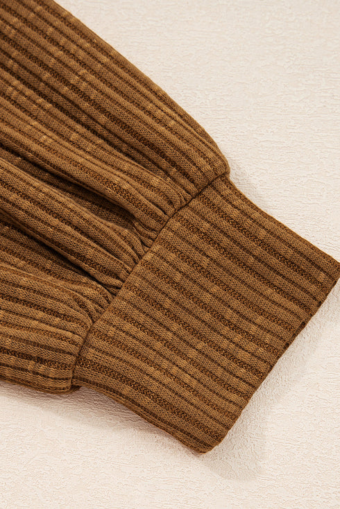 leopard patchwork top