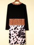 black-western-pattern-cow-patchwork-open-front-cardigan