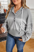 plus size hooded top
