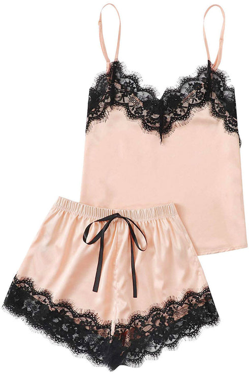 elegant-satin-pajama-set-with-black-lace-1