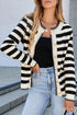 striped cardigan womens