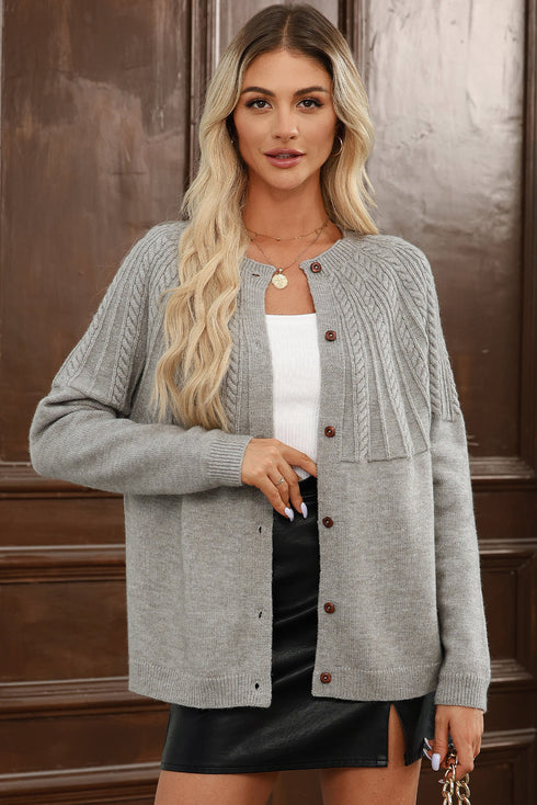 solid color cardigan