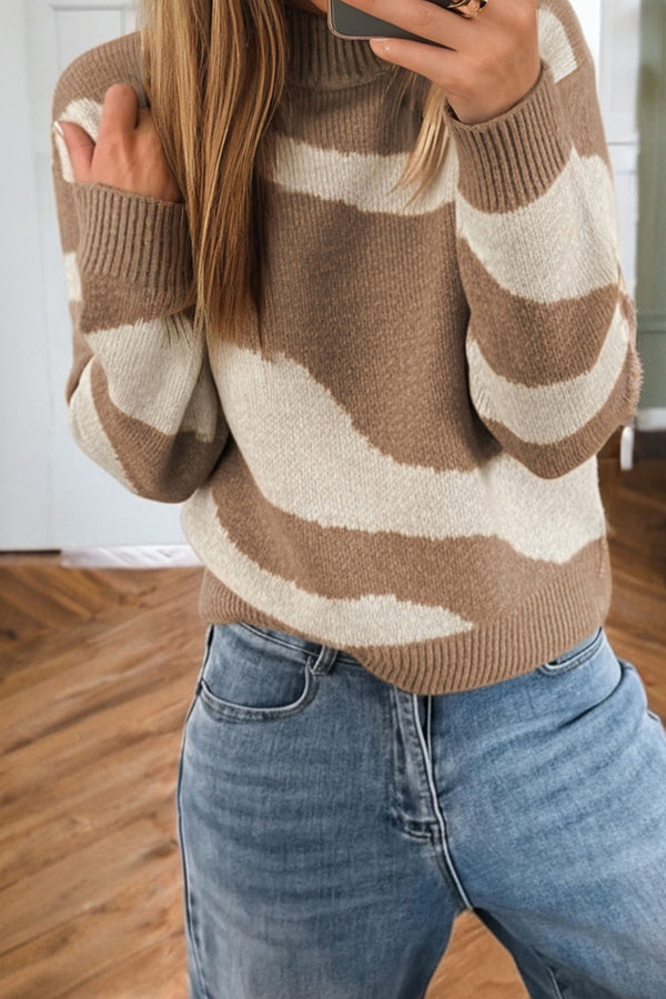 mock neck sweater