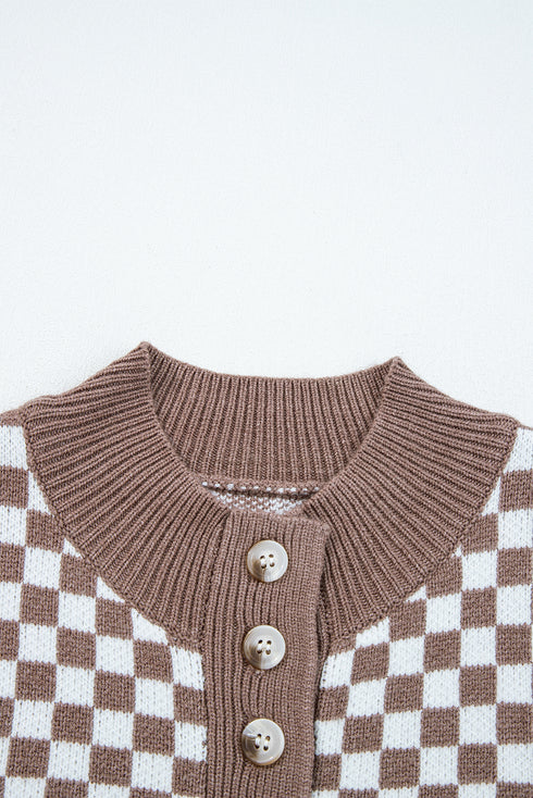 half button sweater
