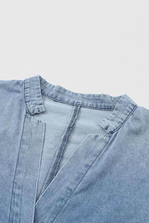 womens-blouses-ruffled-lapel-single-breasted-blouses