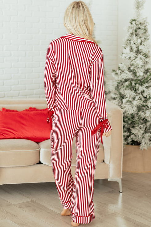striped pajama set