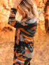 orange-western-tribal-aztec-print-cardigan