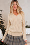 pearl beaded sweater
