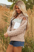 aztec quilted jacket