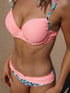 sexy-pink-padded-gather-push-up-bikini-set