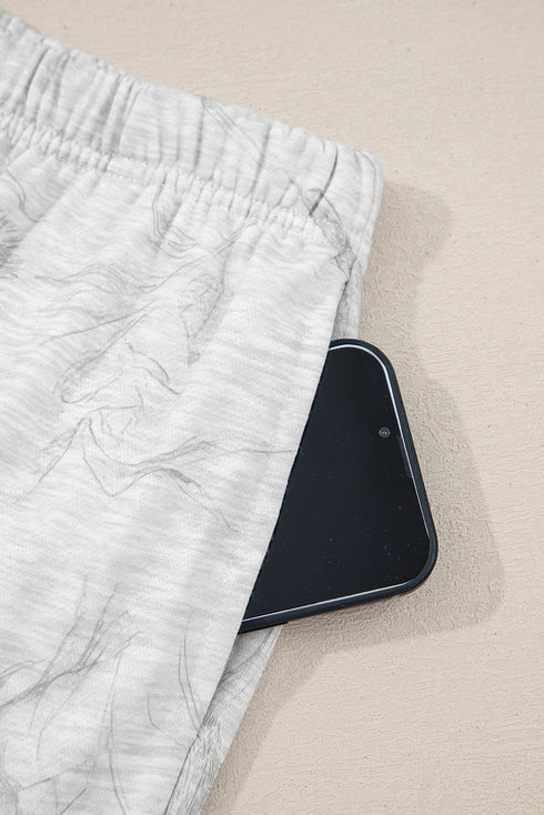 abstract print 2pcs set