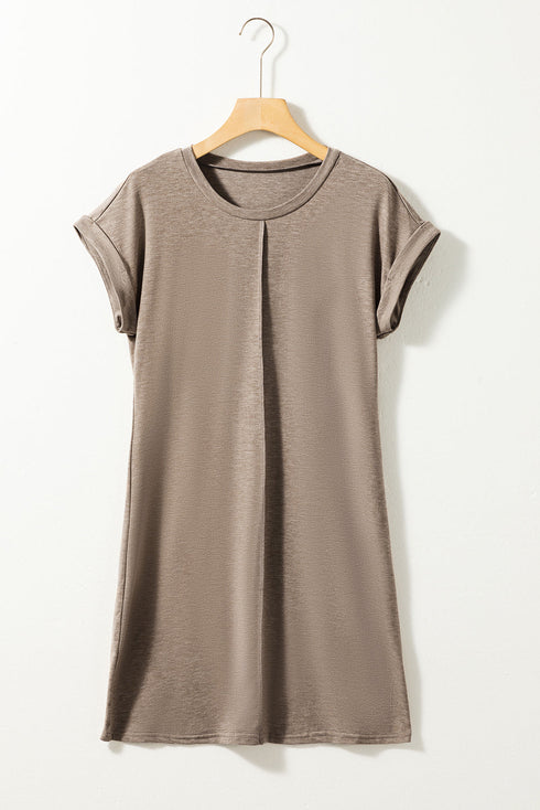 womens-dresses-round-neck-short-sleeve-pocket-casual-dress