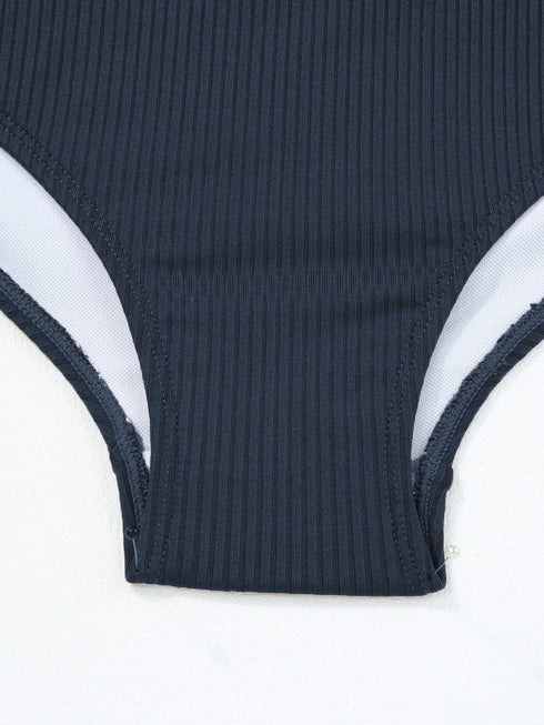 navy-blue-ribbed-drawstring-sides-cutout-one-piece-swimsuit
