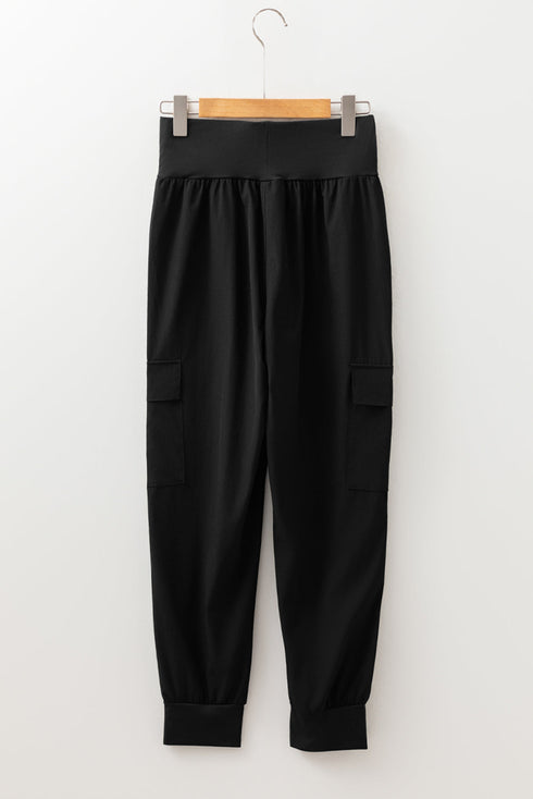 black jogger pants