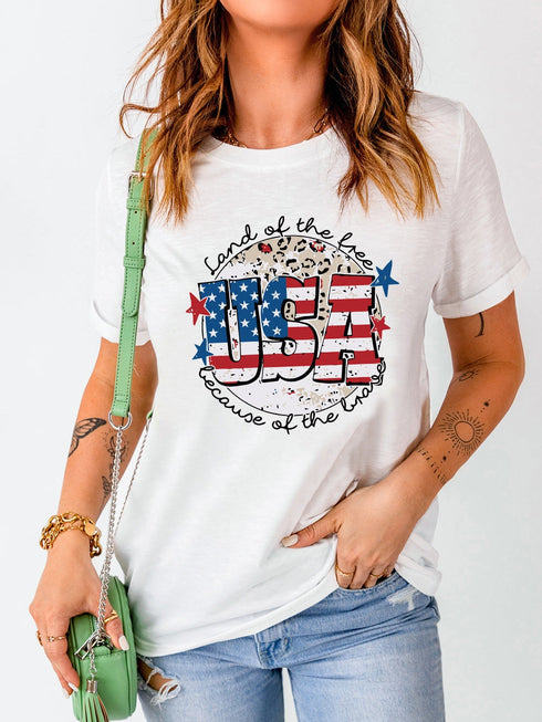 white-usa-flag-slogan-graphic-t-shirt