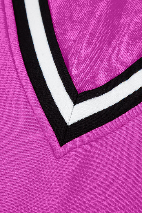 v neck sleeveless mini dress