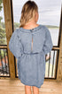 denim t shirt dress