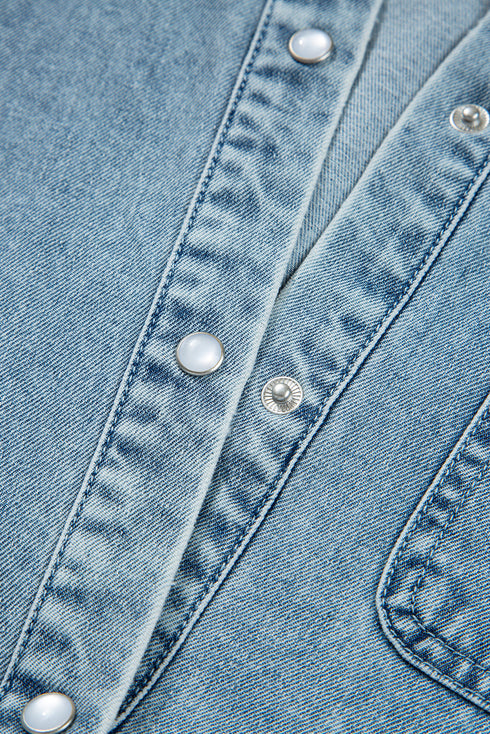 denim shirt mini dress