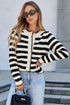 striped cardigan womens