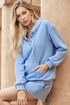 oversize hoodie short set