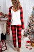 fiery-red-plaid-raglan-sleeves-top-and-drawstring-pants-lounge-set
