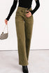 Jungle Green Henley Wide Leg Mica Denim Jeans
