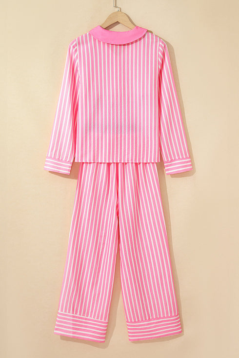 striped pajama set