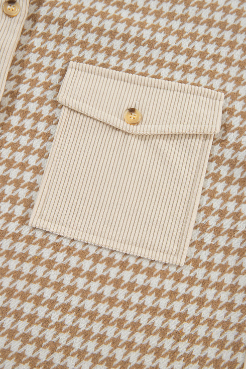 parchment-houndstooth-corduroy-patchwork-flap-pocket-shacket