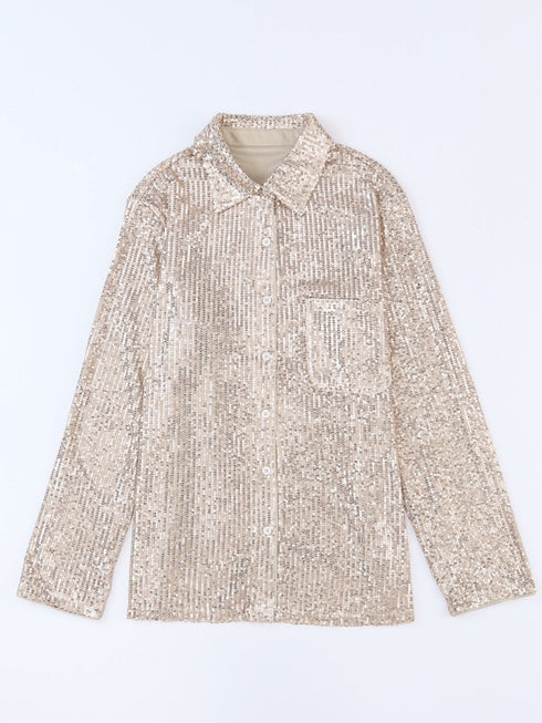 womens-blouses-sequined-v-neck-short-sleeve-casual-blouse