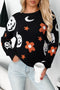 black halloween sweater