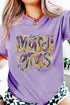 Wisteria mardi gras Cheerful Letter Graphic Tee