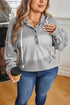 plus size hooded top