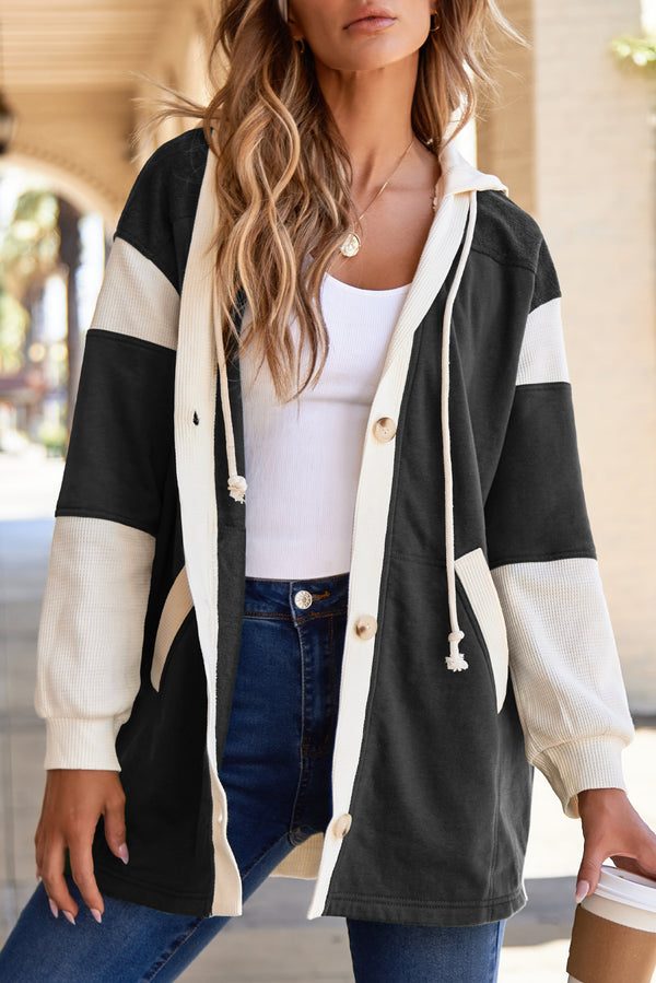 color block hoodie