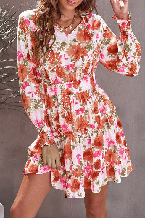 casual-print-knee-long-sleeve-tunic-dresses