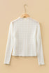 white sheer top
