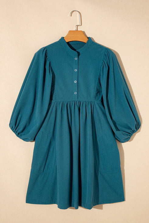 shirt-collar-long-sleeve-button-mini-dress