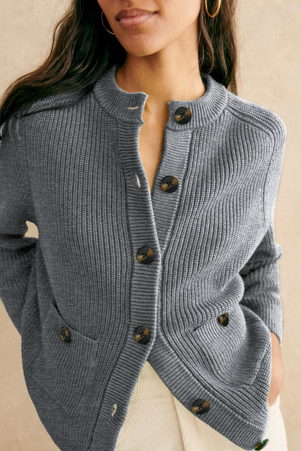 grey chunky cardigan