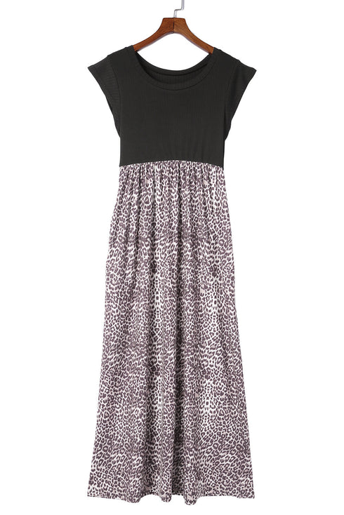 womens-dresses-sling-v-neck-leopard-panel-sleeveless-dress