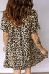 leopard mini dress