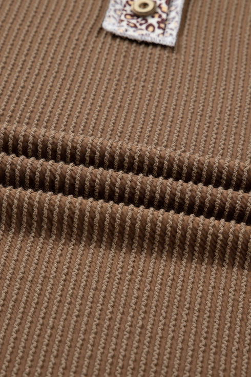 color block long sleeve top